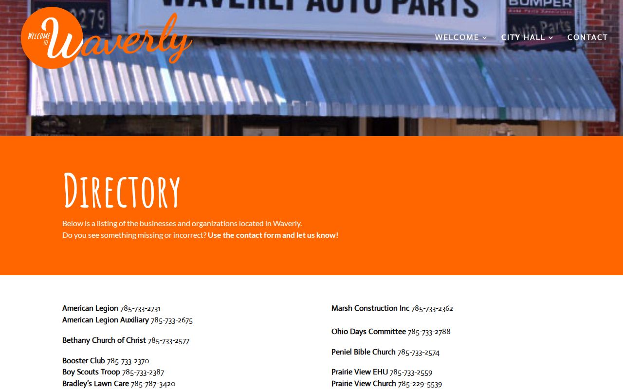 Waverly directory source for Coffey County arrest and mugshot record contacts